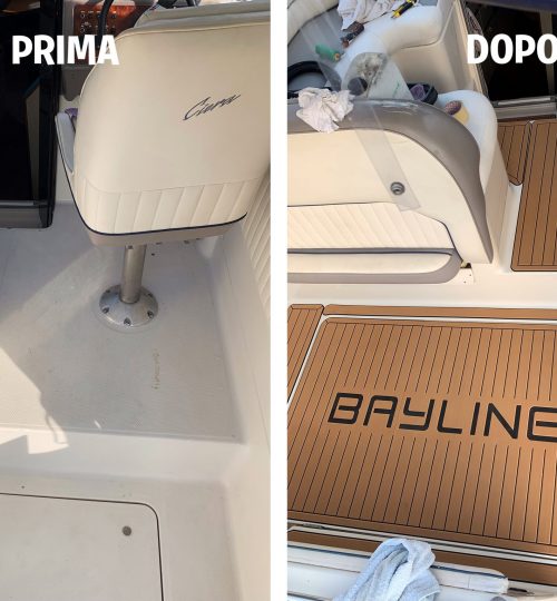 Bayliner 2855_Prima e Dopo